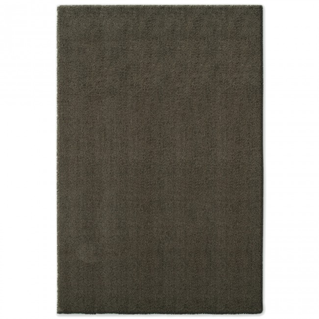 Covor sintetic cu fir lung Viti 1049-1-69000, Gri/Gri inchis, 60x110 cm, Uni,