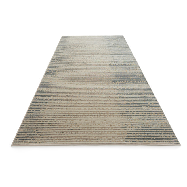 Covor sintetic colectia Geo 4971-1-43215,  Gri/Bej, design Geometric