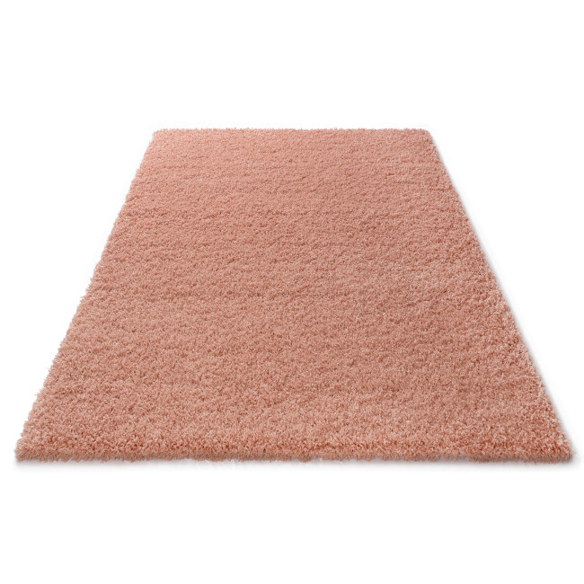 Covor sintetic pufos Panda 1039-1-31100, Roz, Shaggy