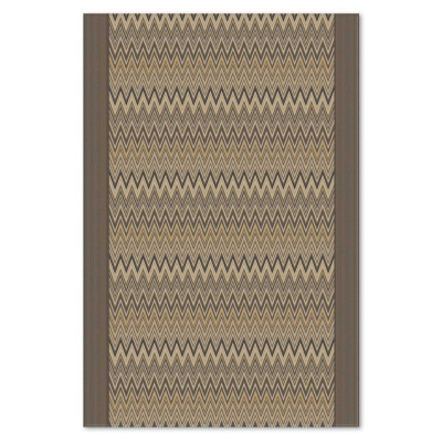 Traversa sintetica Flat 4821-4-22711, Bej/Maro, Geometric
