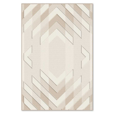 Covor sintetic Colectia Soho 5757-1-15035, Bbej/Crem, design Modern
