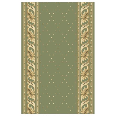 Traversa sintetica Atlas 6630-4-41366, Verde/Bej, Clasic