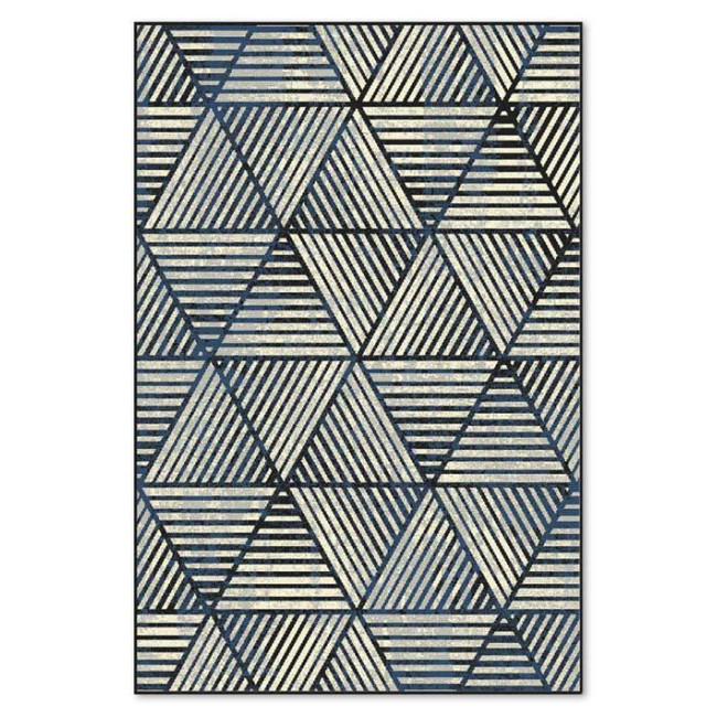 Covor sintetic Albastru, Geometric, Matrix Outlet 5953-1-18244