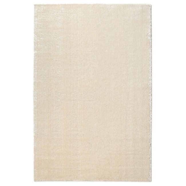 Covor sintetic cu fir lung Shiny PE 1039-1-34100, Alb, Uni