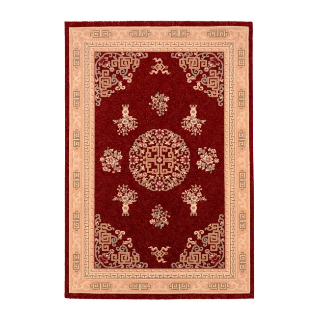 Covor din lana 100% Premium 7184-1-51056, design Clasic