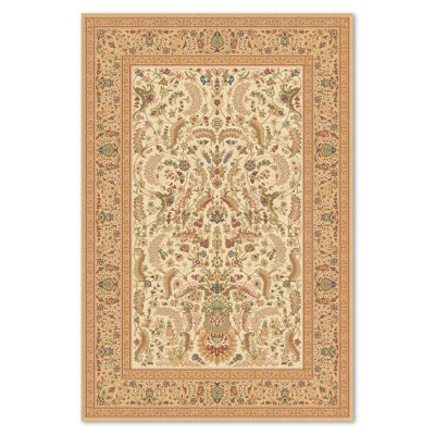 Covor din lana Bella 6719-1-50645, Bej, design Clasic