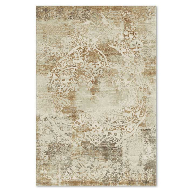 Covor din lana colectia Premiera 1024-1-51655, Bej/Crem, design Vintage