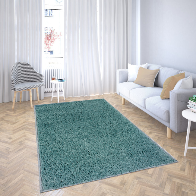 Covor pufos uni Albastru, Viva 20 Outlet 1039-1-32800