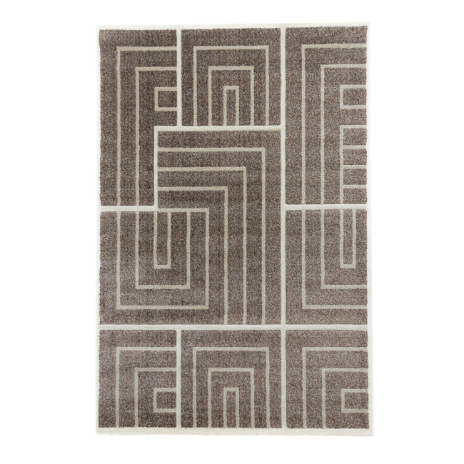 Covor sintetic Soho 1163-1-18423, Gri/, design Geometric