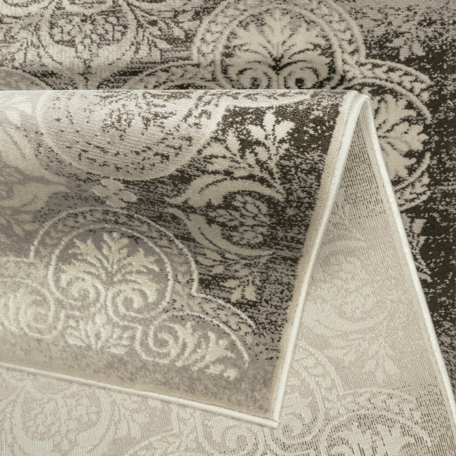 Covor sintetic Delta 8452-1-43265,  Gri/Bej/Maro, design  Geometric