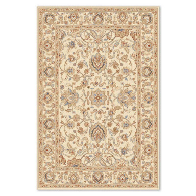 Covor sintetic colectia Atlas 8330-1-41233, Bej/Albastru, design Clasic