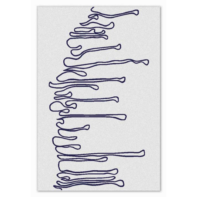 Covor sintetic Aquarelle 3650-1-41944, Albastru, design Modern Covor sintetic Aquarelle 3650-1-41944, Albastru, design Modern