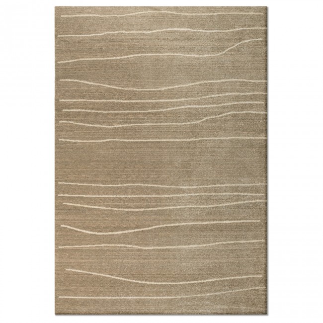 Covor sintetic Scandi 5773-1-17711, Maro/Bej, Geometric