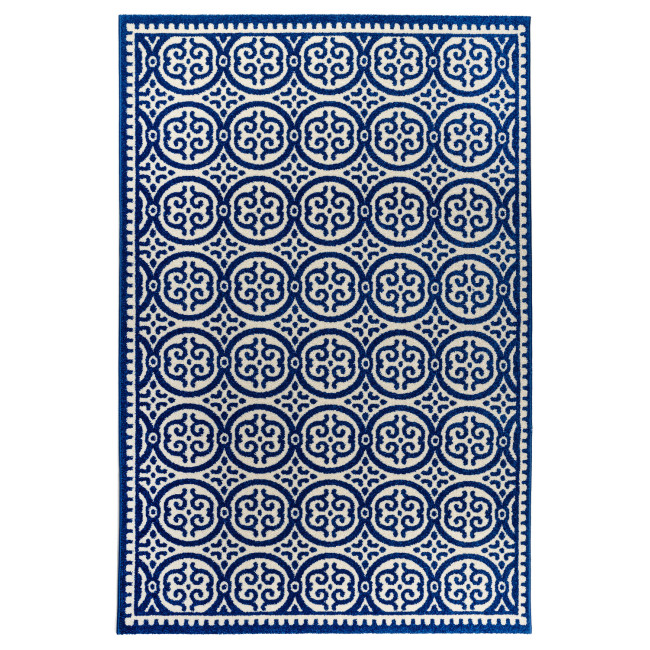 Covor sintetic Matrix 8806-1-17222, Albastru, Modern