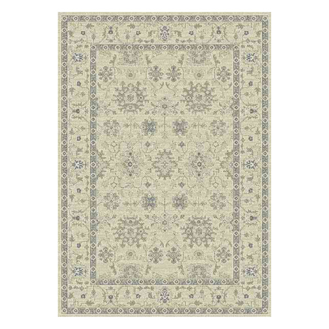 Covor din lana naturala Colectia Bella 7019 -1-51655, Bej, design Clasic